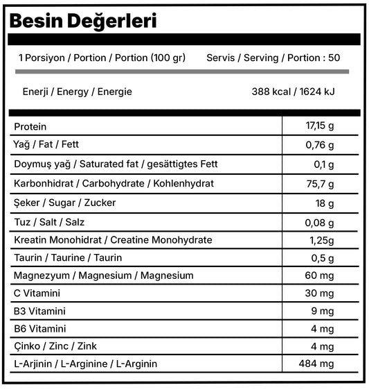 MASS GAINER Be Massive ÇIKOLATA 5000 gr