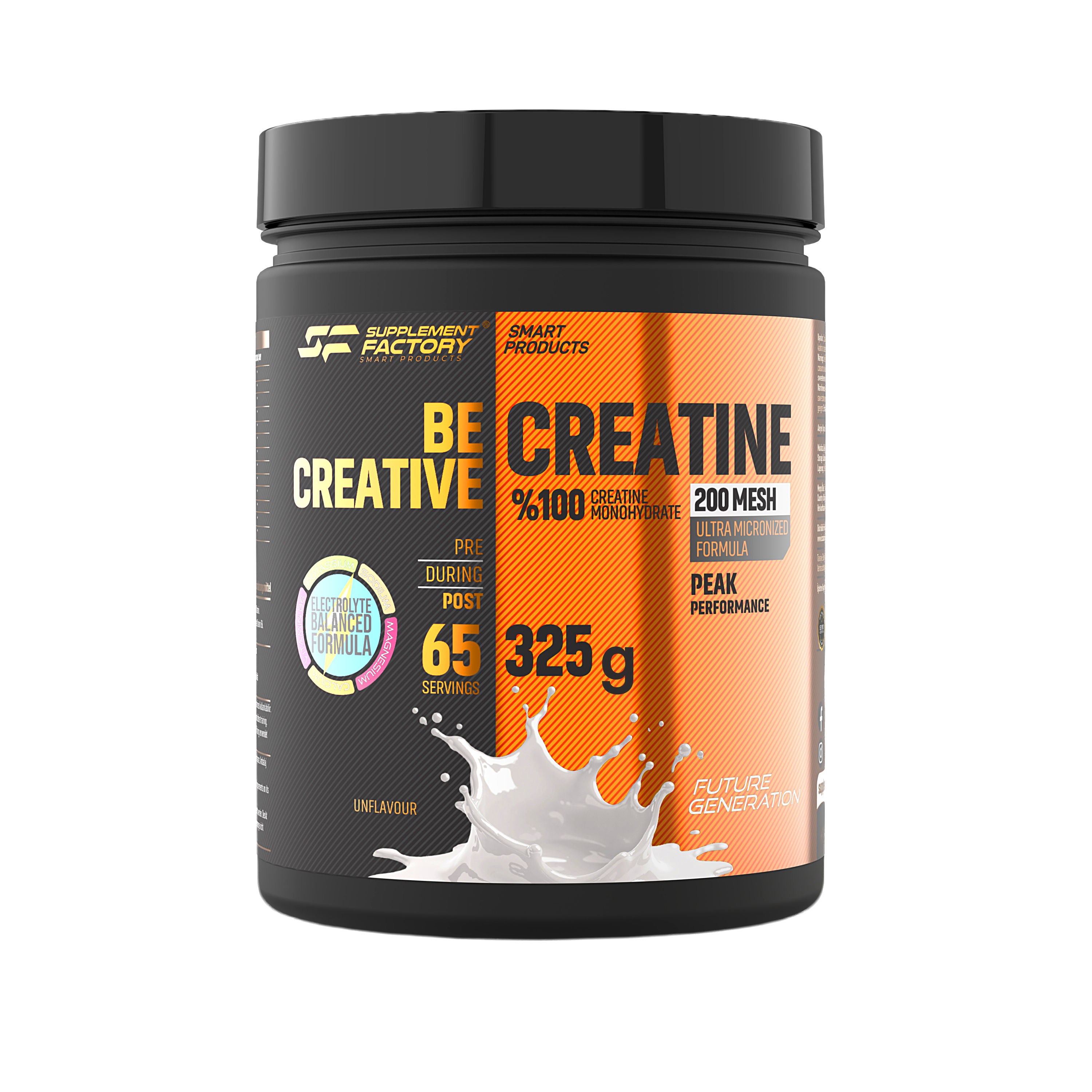 CREATINE MONOHIDRATE Be Creative Aromasız 325 gr – Supplement Factory