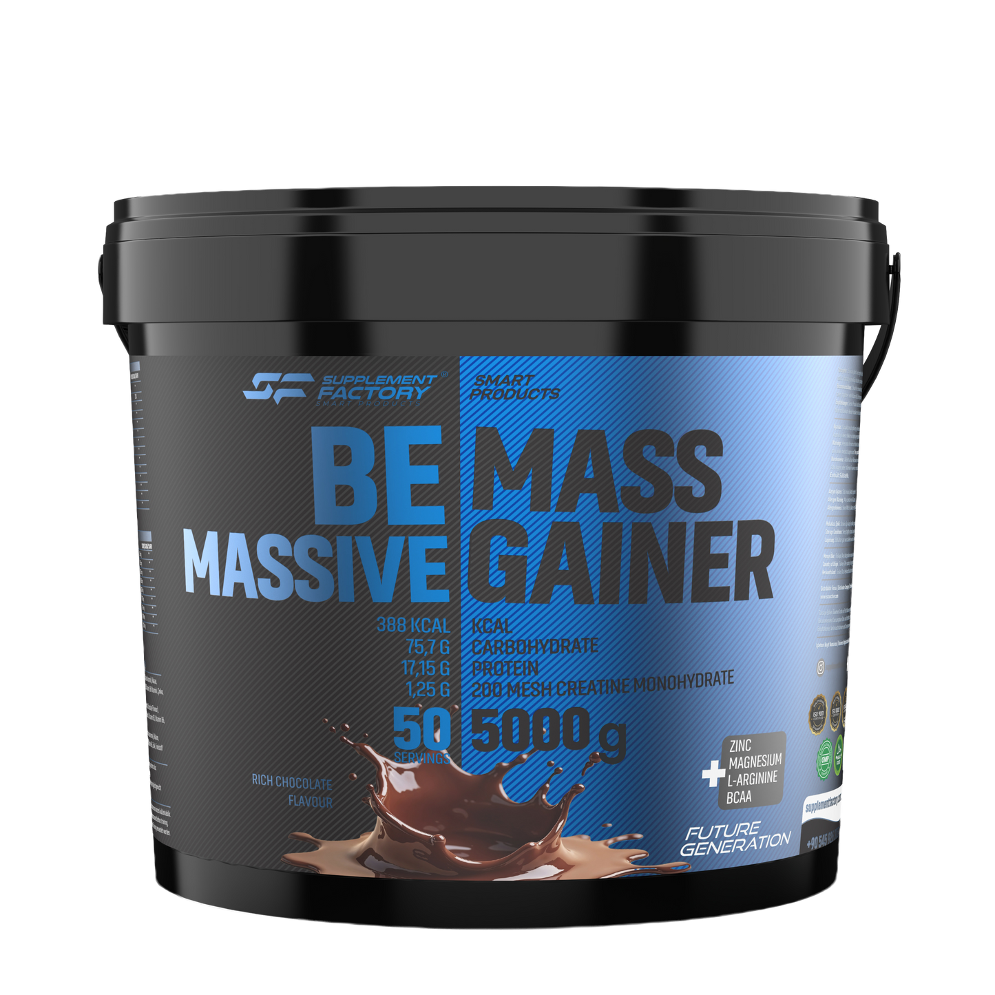 MASS GAINER Be Massive ÇIKOLATA 5000 gr